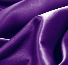 Satén hladký tmavě fialový