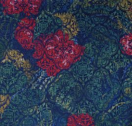 Žakárová látka vzor ornamenty oboustranná