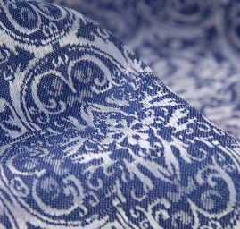 Žakárová látka vzor ornamenty oboustranná