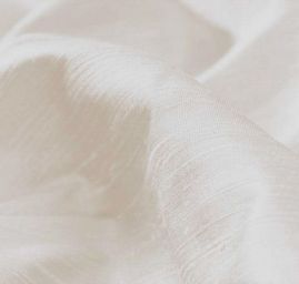 Perlově smetanový hedvábný duppion 