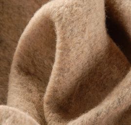 Vařená vlna art textil uni béžová
