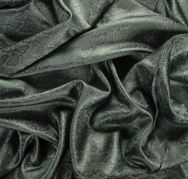 Podšívka žakárová lahvově zelená