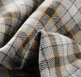 Vlněná kostýmovka kostka šedá