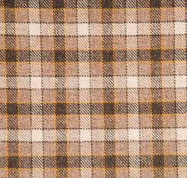 Vlněná kostýmovka kostka tmavě hnědá