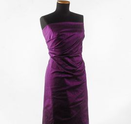 Hedvábný šantung fialový