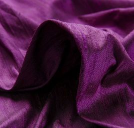Hedvábný šantung fialový