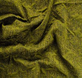 Žakárová látka vzor květů 