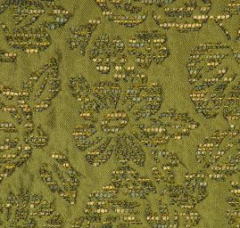 Žakárová látka vzor květů 