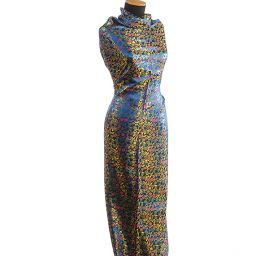 Látka brokát orientální motiv