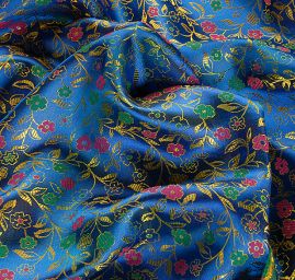Látka brokát orientální motiv
