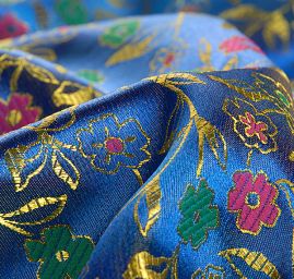 Látka brokát orientální motiv