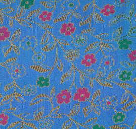 Látka brokát orientální motiv