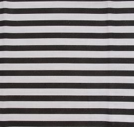 Bavlněné plátno tisk černobílé proužky 