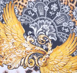 Hedvábný pružný satén kupón křídla