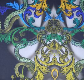 Hedvábný satén kolekce rok hada