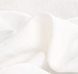 Len jemný barva slonová kost 250 cm šíře