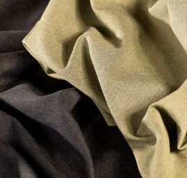 Riflovina pružná černo/zelený melír II.jakost