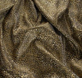 Lamé žakár zlatočerné