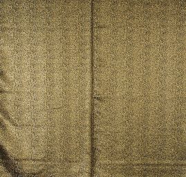 Lamé žakár zlatočerné