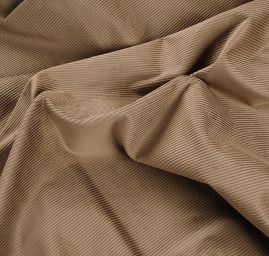 Manšestr nepružný širší proužek medový