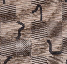 Dekorační látka vhodná i na kabát v etno stylu břízovočerná