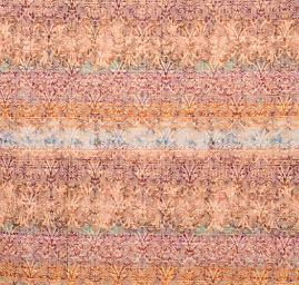 Efektní látka s plastickým vzorem hlavic