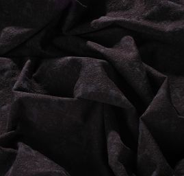 Efektní žakárová látka květinový motiv černá/šedá