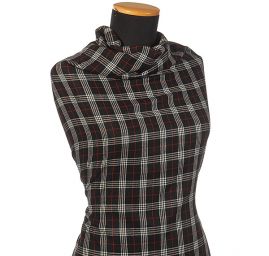 Látka na kostým vzor kostky černá/červená/bílá