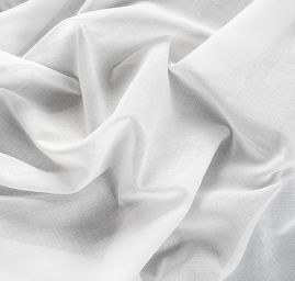 Bavlněný etamín směs lomená bílá 300cm