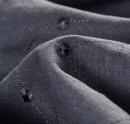 Vyšívaný len modrý