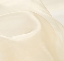 Organza jednobarevná pastel zlatožlutá