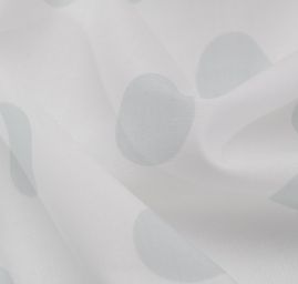 Bavlněná látka velký puntík zelenkavý