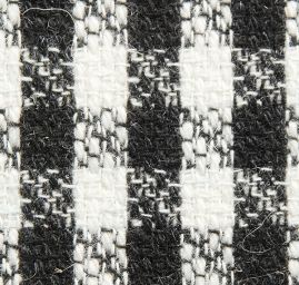 Vlněná kostýmová/kabátová látka pepito černobílé