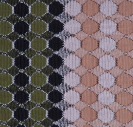 Vlněný efektní úplet sedm barev