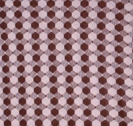 Vlněný úplet hnědokrémový