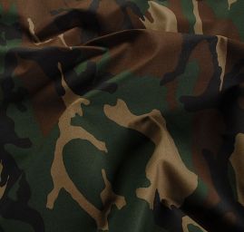 Riflovina maskáčový vzor zelenohnědá