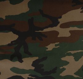 Riflovina maskáčový vzor zelenohnědá