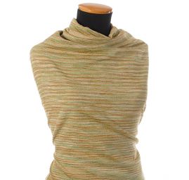 Látka Art Fabrics vlna směs melír zelená/khaki