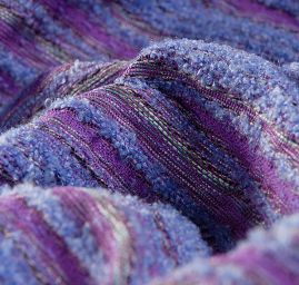 Látka Art Fabrics vlněné buklé fialová