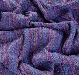 Látka Art Fabrics vlněné buklé fialová