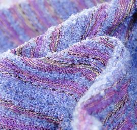 Látka Art Fabrics vlněné buklé fialová