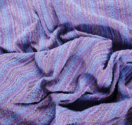 Látka Art Fabrics vlněné buklé fialová