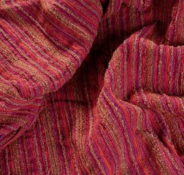 Látka Art Fabrics vlněné buklé růžová 