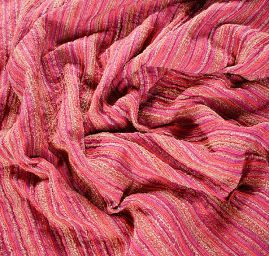 Látka Art Fabrics vlněné buklé růžová 