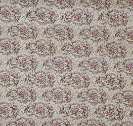 Dekorační tkanina gobelín květinový ornament 