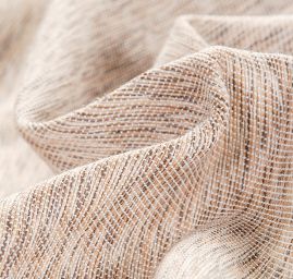 Kostýmová látka vlna směs melír hnědobéžový