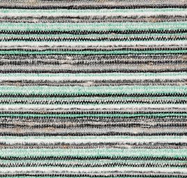 Látka vlněná kostýmovka proužky zelená/černá