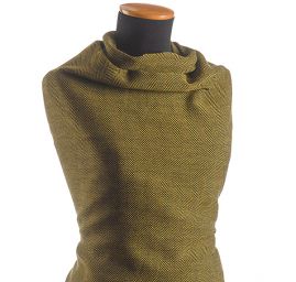 Kostýmová látka vzor rybí kost sv.zelená Art Fabrics