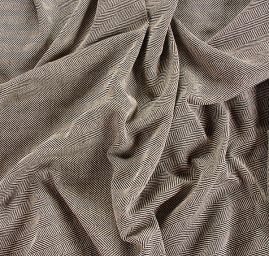 Kostýmová látka vzor rybí kost smetanová Art Fabrics