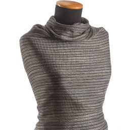 Len viskoza směs Art Fabrics proužek úzký fialový